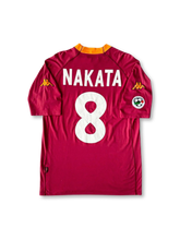 2000-01 AS Roma home jersey Nakata 8, vintage football shirt